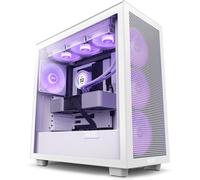 NZXT H7 Flow RGB Midi Tower Cristal Templado USB-C Blanca