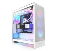 Nzxt H7 Flow White RGB (2024) Midi Tower ATX Gaming Gehäuse Blanco + Glasfenster