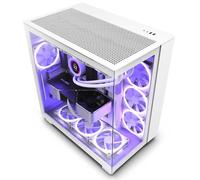 Torre ATX NZXT H9 Flow Blanca Cristal Templado