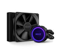 NZXT Kraken 120 - AIO Refrigeracion liquida PC para procesador de Disipador de calor CPU caja PC - Funcionamiento silencioso - LED RGB - Ventilador de radiador 120mm - Color Negro - RL-KR120-B1