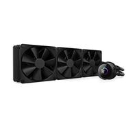 NZXT Kraken 360 - Enfriador líquido de CPU AIO RL-KN360-B1-360mm - Pantalla LCD cuadrada personalizable de 1.54 pulgadas para imágenes, métricas de rendimiento y más - Bomba de alto rendimiento - 3