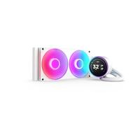 NZXT Kraken Elite 280 RGB - AIO CPU Liquid Cooler - Radiador 280mm - F280 RGB Core Fan - Customizable 2.72 IPS LCD -Intel LGA 1700, 1200/115X, 1851 - AMD AM5, AM4 - Blanco