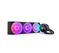 NZXT Kraken Elite 360 RGB - Refrigerador Líquido AIO 360mm, LCD - Negro | AIO RGB de 360mm con LCD de 2.36 in y ventilador F360 RGB Core. Refrigeración insignia con pantalla y RGB vía CAM.