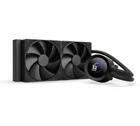 NZXT Kraken Plus 240 - Refrigeración líquida AIO para CPU - Radiador de 240 mm - 2 Ventiladores F120P - Pantalla LCD Cuadrada de 1,54" - AMD® AM5, AM4 - Intel® LGA 1851/1700, 1200/115X - Negro