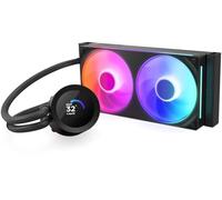 NZXT Kraken Plus 240 RGB - Refrigeración líquida CPU AIO - Radiador 240mm - Ventilador F240 RGB Core - Pantalla LCD 1,54" Personalizable - AMD® AM5, AM4 - Intel® LGA 1851/1700, 1200/115X - Negro