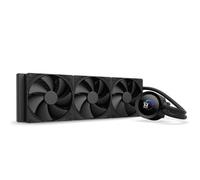 NZXT Kraken Plus 360 - Refrigeración líquida AIO para CPU - Radiador de 360mm - 3 x Ventiladores F120P - Pantalla LCD Cuadrada de 1.54" - AMD® AM5, AM4 - Intel® LGA 1851/1700, 1200/115X - Negro