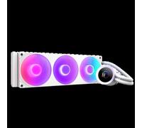 NZXT Kraken Plus 360 RGB - Refrigerador Líquido AIO 360mm, LCD - Blanco | AIO RGB de 360mm con LCD personalizable, ventilador F360 RGB Core y NZXT Turbine Pump. Mejor refrigeración, RGB vía CAM.