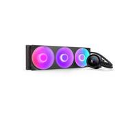 NZXT Kraken Plus 360 RGB - Refrigeración líquida CPU AIO - Radiador 360mm - Ventilador F360 RGB Core - Pantalla LCD 1,54" personalizable - AMD® AM5, AM4 - Intel® LGA 1851/1700, 1200/115X - Negro
