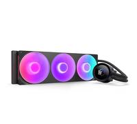 NZXT Kraken Plus 360 RGB - Refrigeración líquida CPU AIO - Radiador 360mm - Ventilador F360 RGB Core - Pantalla LCD 1,54" Personalizable - AMD® AM5, AM4 - Intel® LGA 1851/1700, 1200/115X - Negro