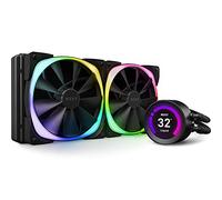 NZXT Kraken Z63 RGB 280 mm - RL-KRZ63-R1 - Enfriador líquido de CPU AIO RGB - Pantalla LCD personalizable - Conector RGB - Aer RGB 2 Ventiladores de radiador de 140 mm (2 incluidos) - Negro