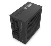 NZXT PSU C1000 - PA-0G1BB-EU - Fuente de alimentación de 1000 vatios para PC de Gaming ATX - Certificado 80 Plus Gold - Totalmente Modular - Cables enfundados Negros - 10 años de garantía - Negra