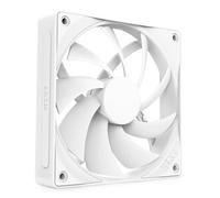 NZXT F120Q | Ventilador de Flujo de Aire silencioso de 120 mm para Caja de PC | Entrada o Salida de Aire | Marco Biselado para Aire Concentrado | Rodamientos dinámicos fluidos | Control PWM | Blanco