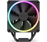 NZXT T120 RGB CPU Air Cooler - RC-TR120-B1 - Enfriador líquido de CPU - Tubos de cobre conductivos - Rodamientos dinámicos fluidos - Compatibilidad con AMD e Intel - Negro