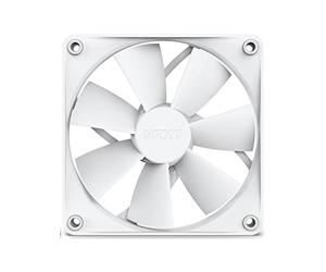 NZXT Ventiladores de presión estática F120P - RF-P12SF-W1 - Presión consistente - Enfriamiento potente - Larga vida útil - Ventilador de 120 mm - Paquete individual - Blanco