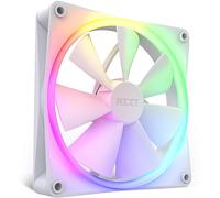 NZXT F140 RGB Fans - RF-R14SF-W1 - Personalización de iluminación RGB avanzada - Único (se REQUIEREN ventilador y controlador RGB, NO INCLUIDOS) - Ventilador de 140 mm - Blanco