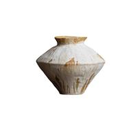 Nzzkoides Floreros De Cerámica De Arte De Encimera, Floreros Secos Vintage, Adornos para Sala De Estar, Dormitorio, Hall De Entrada, Estante, Hotel, Varios Estilos(Size:22 * 22 * 19CM,Color:B)