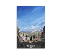 nzzmy Final Fantasy Vii (1) - Póster de arte vintage para decoración de habitación, decoración estética de dormitorio, póster de lienzo para dormitorio, 40 x 60 cm, estilo sin marco