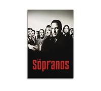 nzzmy Póster de los Sopranos estilo vintage para decoración de habitación, decoración estética de dormitorio, póster de lienzo para dormitorio, 40 x 60 cm, estilo sin marco