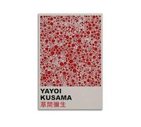 nzzmy Yayoi - Póster de Kusama vintage, decoración de habitación, estética, para dormitorio, 40 x 60 cm, estilo sin marco