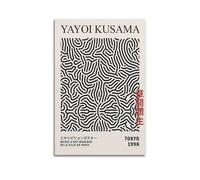 nzzmy Yayoi - Póster de Kusama vintage, decoración de habitación, estética, para dormitorio, 40 x 60 cm, estilo sin marco