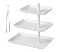 NZZVNZ 3 Niveles,Soporte para Tartas,Expositor Chuches Soporte Cupcakes Mesa Dulce Soporte Donuts Mesa Dulce Accesorios Plato Giratorio para Tartas Puesto de Postres de Varios Niveles Cake Stand