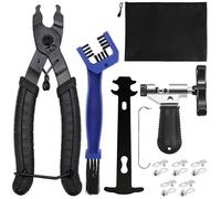 NZZVNZ Herramienta de Cadena de Bicicleta, Tronchacadenas Bicicleta, 5 Pares de Remaches, Reparación de Cadena de Bicicleta para Bicicleta6-12Cadena Eslabones