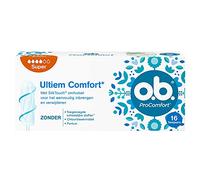 o.b.® ProComfort® Super Tampones para los días menstruales más severos, con tecnología Dynamic Fit™ y superficie SilkTouch® para máxima comodidad* y protección confiable, 16 unidades