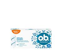 O.B. Procomfort - Tampones de máxima comodidad, 16 tampones Super Plus para un flujo moderado, ideal para usuarios de tampones por primera vez