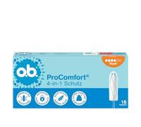 o.b. ProComfort - Tampones de protección 4 en 1 (6 x 16 unidades) con punta extra suave para una fácil inserción y hasta 100% protección contra fugas, ideal para deportes y uso diario