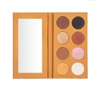 Aura by Helena Coelho Paleta de Sombras de Ojos Maquillaje Mujer | Altamente Pigmentada y Alta Cobertura de Larga Duración | 8 colores 3 texturas: Mate, Brillo y Super Brillo 4g