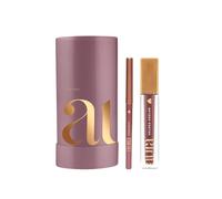 Aura by Helena Coelho Coffret Regalo Pack Kit Maquillaje Mujer Signature Lips Pintalabios Truffle 4ml y Lápiz de Labios Truffle Berry 0,35g con Caja