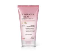 O Boticário Botik Crema Limpiadora Facial Resveratrol + Silício | Limpia Suavemente sin resecar | Hidratación natural de la piel, dejándola más luminosa, suave y tersa, 150ml