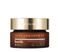O Boticário Botik Gel Crema con Ácido Hialurónico, Relleno de Arrugas y Líneas de Expresión, Hidratación Profunda, 40g
