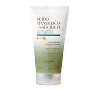 O Boticário Botik Gel Limpiador Facial Micelar Mandélico + Ácido Salicílico, Reducción Piel Grasa 8h Reducción de brillo Clínicamente Probado Piel Suave Limpia y Purificada 150g