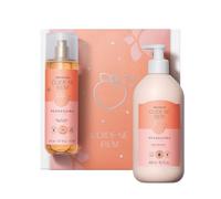 O Boticário Cuide-se Bem Pessegura Coffret Set Regalo Cuidado de la Piel con 2 Productos | Aroma Melocotón | Crema Hidratante Corporal 400ml y Bruma Corporal Vegan, 200ml
