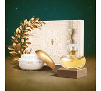 O Boticário | Lily | Cofre Regalo Beige | Perfume EDP 75ml + Crema 250g | Cofre Regalo Beige | Perfume EDP 75ml + Crema Corporal 250g | Aroma Flor de Lirio | Hidratación 48h | Vegano