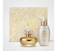 O Boticário Lily Coffret Set Regalos Para Mujer 2 Productos | Lily Perfume Eau de Parfum EDP 75ml y Lily Jabon Líquido Satinado 250ml