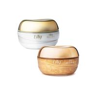 O Boticário Lily Set Regalo Cuidado de la Piel con 2 Productos | Lily Crema Hidratante Corporal Perfumada Satinado 250g y Lily Glow Gel Crema Corporal Iluminadora 250g