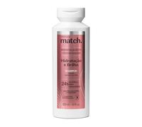 O Boticário Match Champú Hidratación y Brillo, 24 Horas de Brillo y Cabello 3 Veces Más Suave y Sedoso Vegan, 280ml