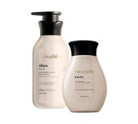 O Boticário Nativa SPA Karité Set Regalo Cuidado de la Piel con 2 Productos | Crema Hidratante Corporal 400ml y Aceite Corporal Perfumado 200ml