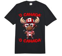 O Canada Himno Alce Canadá Día del Dominio Bandera Canadiense Comfort Colors Adult Heavyweight T-Shirt