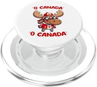 O Canada Himno Alce Canadá Día del Dominio Bandera Canadiense PopSockets PopGrip para MagSafe