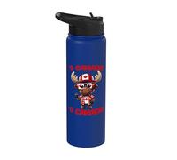 O Canada Himno Alce Canadá Día del Dominio Bandera Canadiense Stainless Steel Insulated Water Bottle