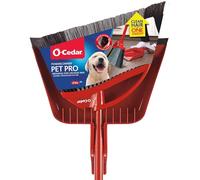 O-Cedar Pet Pro - Escoba con recogedor de Paso, Elimina el 99% con un Solo Barrido, Elimina 3 Veces más Pelo de Mascotas, Herramienta de Limpieza silenciosa para dueños de Gatos y Perros