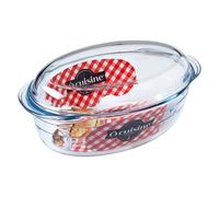 O Cocina Pirofila Ovalada Con Tapa 1,0 Lt Transparente