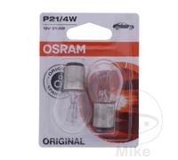 OSRAM Lámpara P21/4W ORIGINAL halógena para PEUGEOT: 208, Expert, Bipper, 301, Boxer, 605, 407, Traveller & FIAT: Palio, Ducato, Doblo (Ref: 7225)