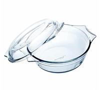 Ô Cuisine Fuente para Horno Tapa 27 x 24 x 11 cm Transparente Vidrio (3 Unidades)