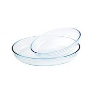 Ocuisine 4937618 Fuentes para Horno, 39 x 27-30 x 21, Transparente