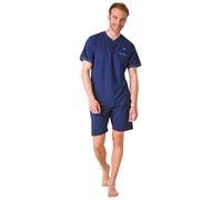 o-day Liabel - Pijama corto para hombre de algodón ligero, conjunto de pijama de verano para hombre, camiseta y pantalón, pijama corto y cómodo, Modelo 5, M