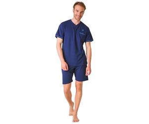 o-day Liabel - Pijama corto para hombre de algodón ligero, conjunto de pijama de verano para hombre, camiseta y pantalón, pijama corto y cómodo, Modelo 5, M